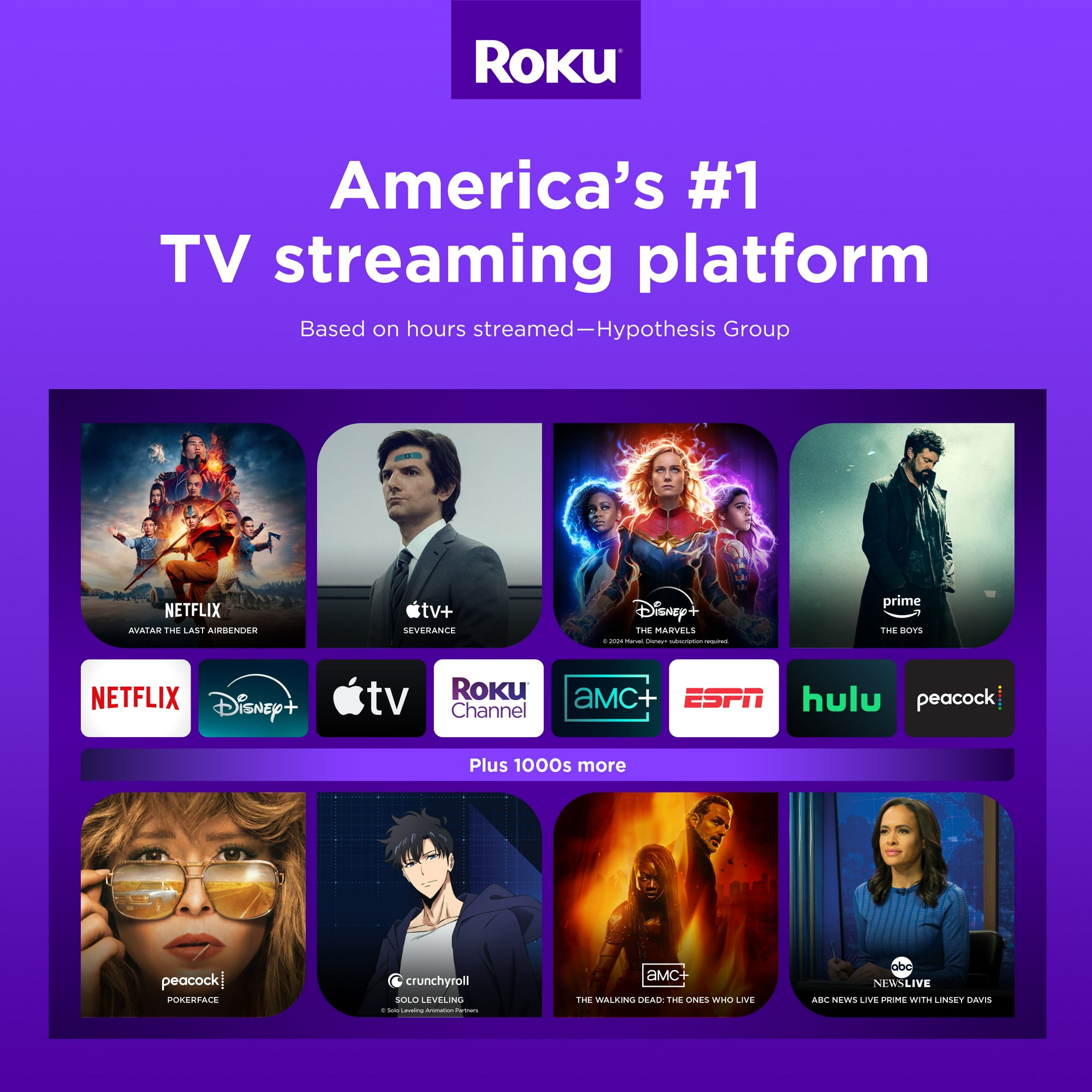 Roku Express 4K+ | Streaming Player HD/4K/HDR with Roku Voice Remote with TV Controls image 6