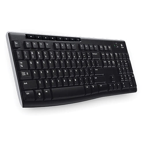 Logitech K270 Wireless Keyboard, USB Unifying Receiver, Black image 2