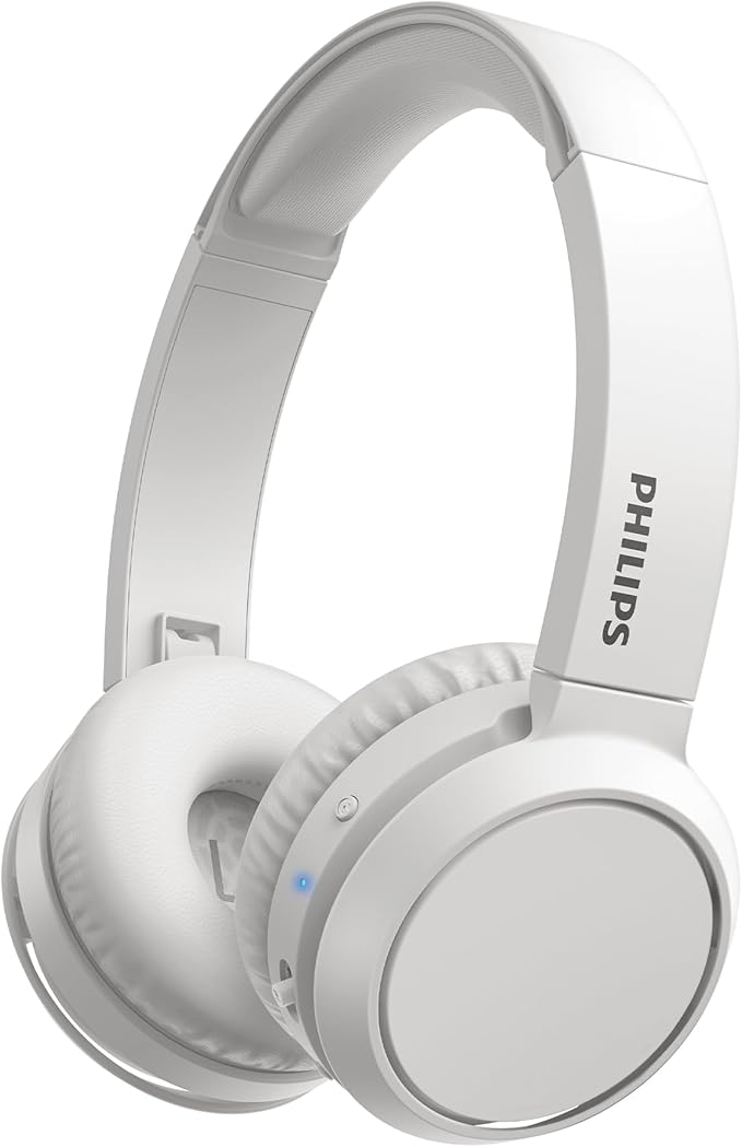 PHILIPS H4205 On-Ear Wireless Headphones with 32mm Drivers & BASS Boost on-Demand, White image 1
