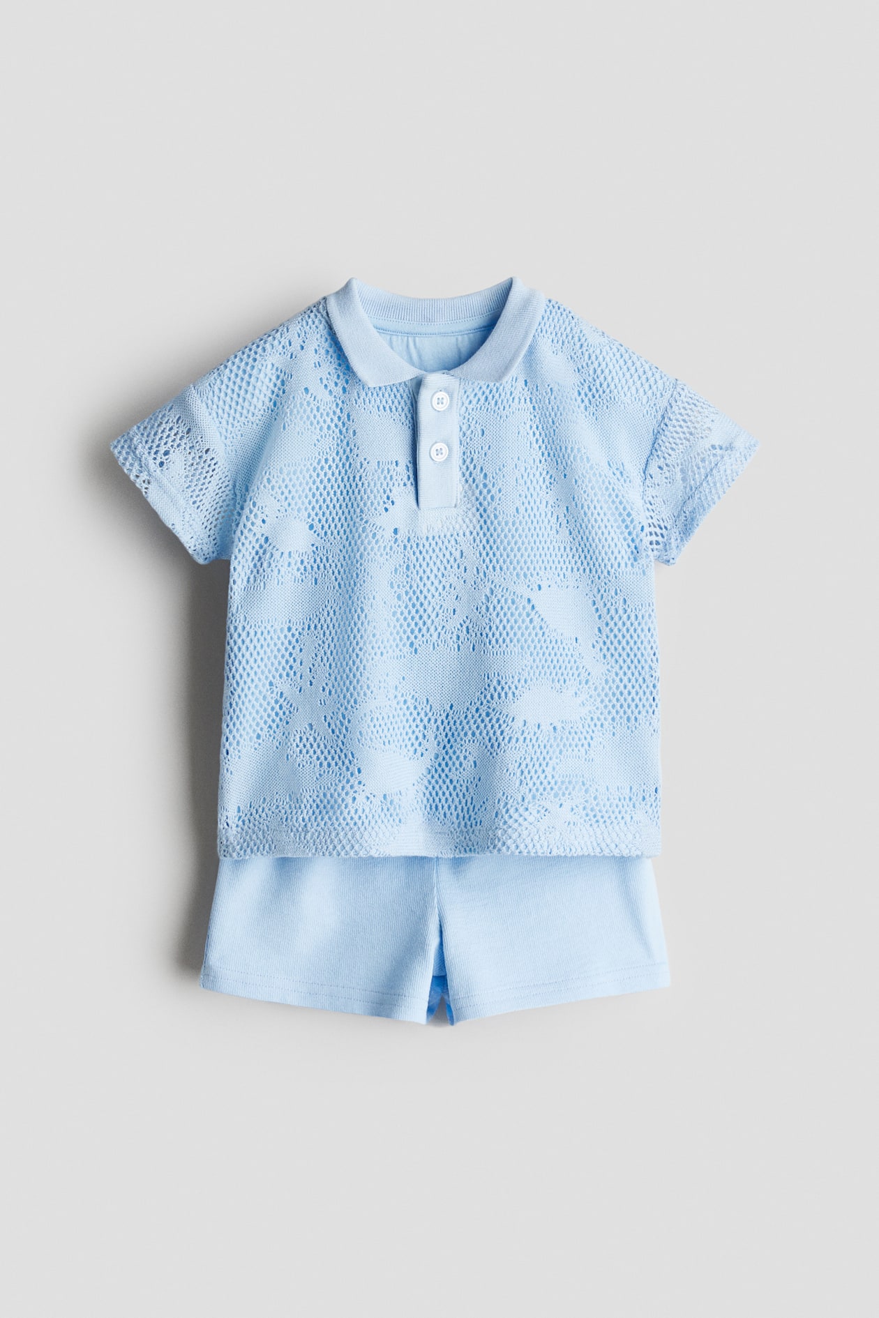 2-Piece Polo Shirt and Shorts Set image 3