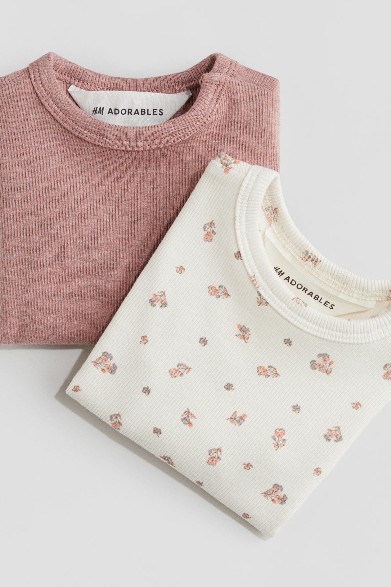 2-pack Ribbed Cotton Tops image 2
