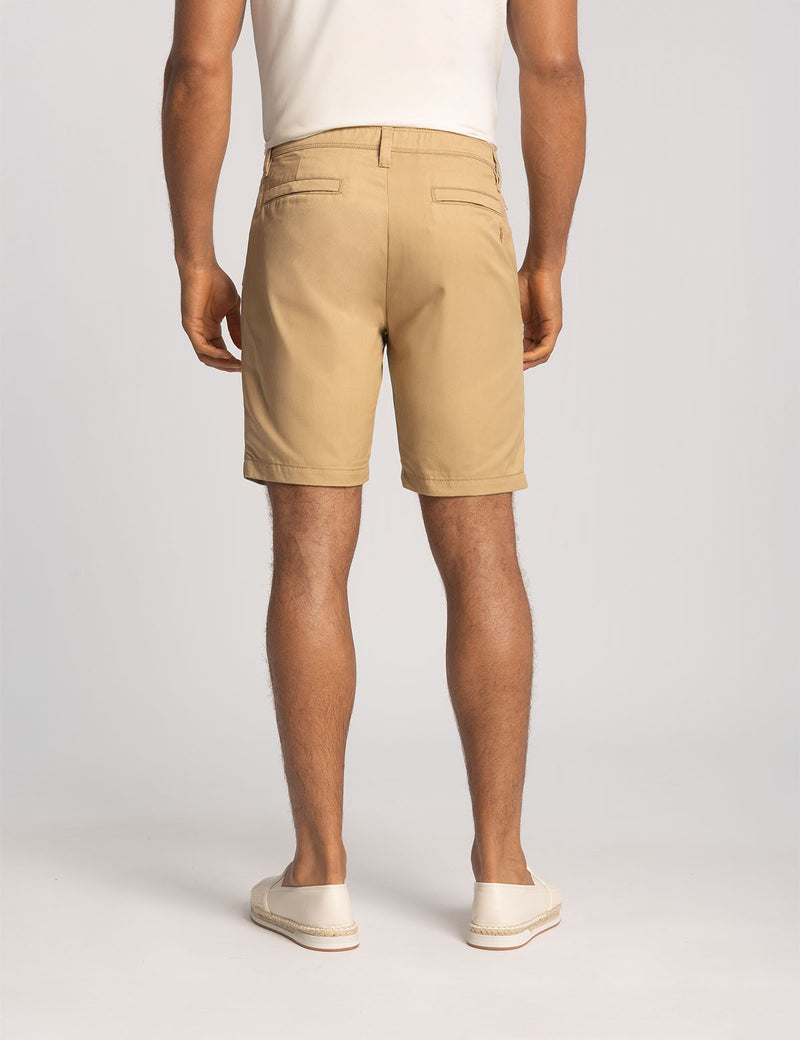 STRETCH TWILL SHORTS WITH COMFORT BAND image 6