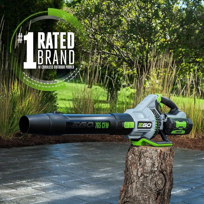 EGO Power+ LB7654 56-Volt 765 CFM Brushless Cordless Leaf Blower, 5.0Ah Battery, 320W Charger Included Plus Extra BA1400T 2.5Ah Battery image 2