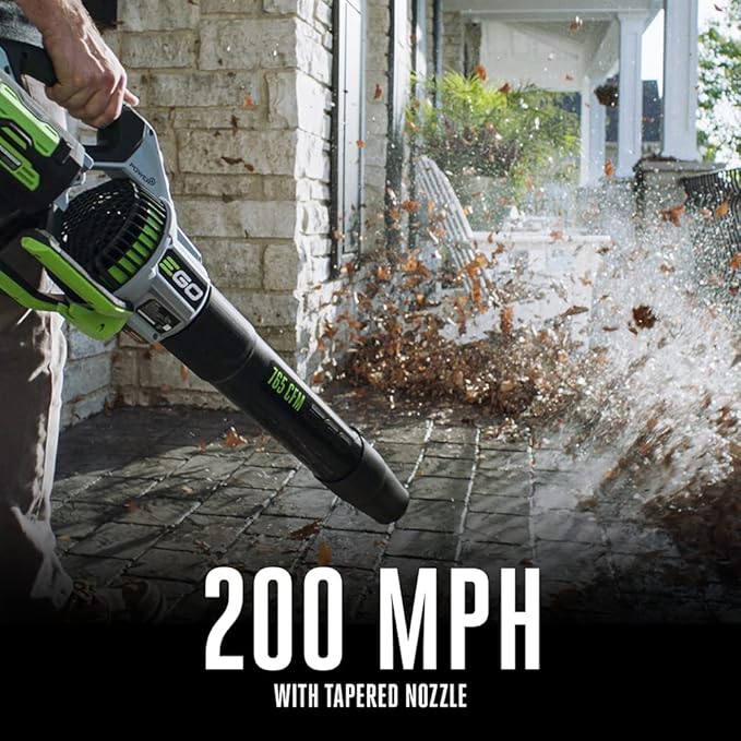 EGO Power+ LB7654 56-Volt 765 CFM Brushless Cordless Leaf Blower, 5.0Ah Battery, 320W Charger Included Plus Extra BA1400T 2.5Ah Battery image 4