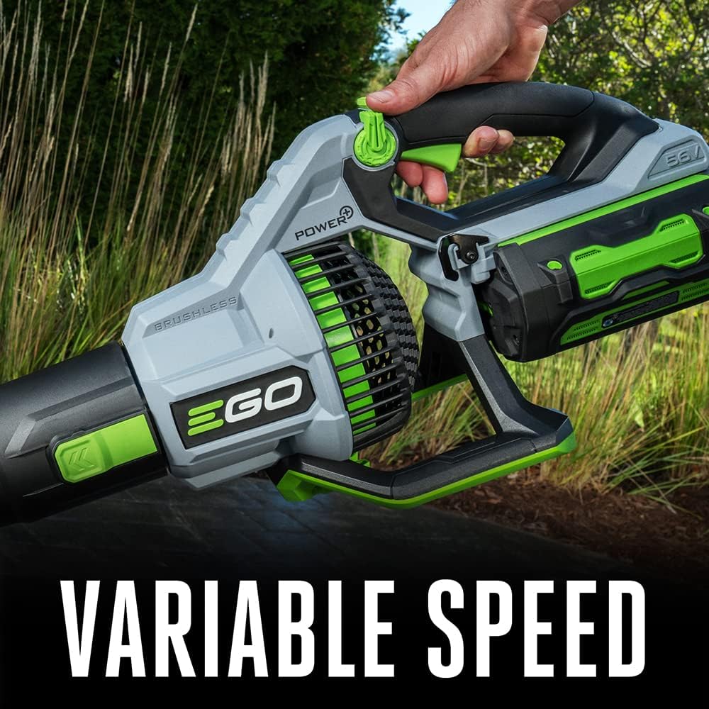 EGO Power+ LB7654 56-Volt 765 CFM Brushless Cordless Leaf Blower, 5.0Ah Battery, 320W Charger Included Plus Extra BA1400T 2.5Ah Battery image 7