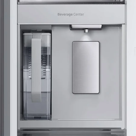 Bespoke 24 cu. ft. 3-Door French Door Smart Refrigerator with Beverage Center in Stainless Steel, Counter Depth image 6