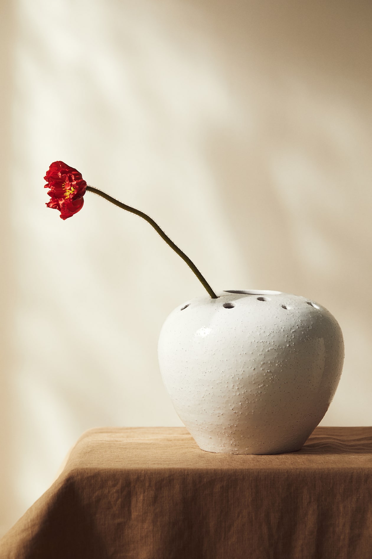 IKEBANA STONEWARE VASE image 2