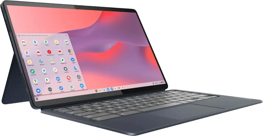 Lenovo - IdeaPad Duet 5 Chromebook 2-in1 Laptop - 13.3" Full HD Touchscreen - Snapdragon 7cG2 - 8GB - 128GB eMMC - with Keyboard - Abyss Blue image 1