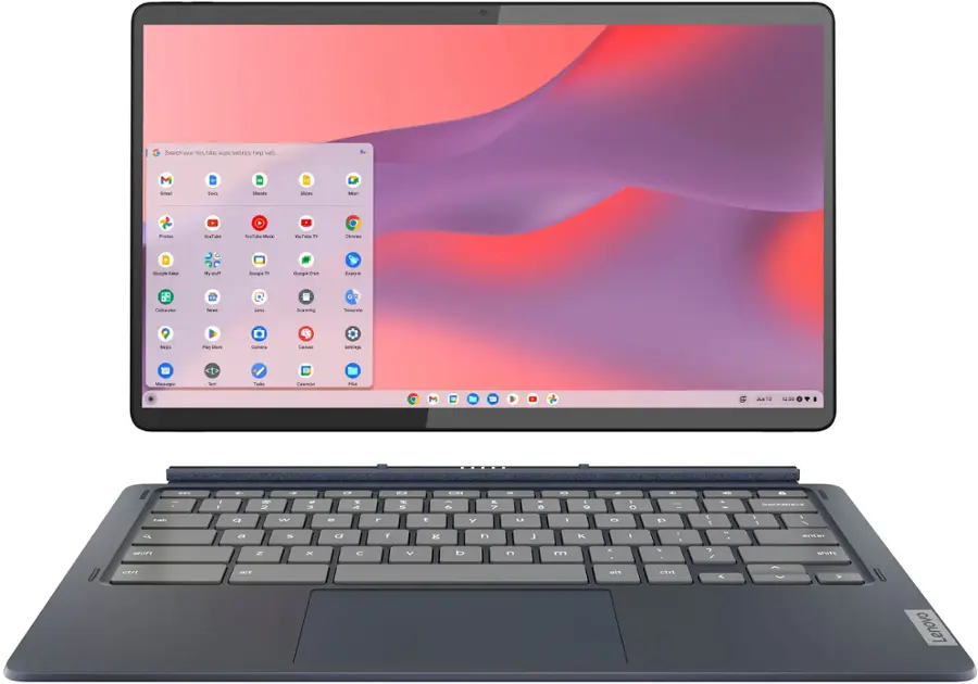 Lenovo - IdeaPad Duet 5 Chromebook 2-in1 Laptop - 13.3" Full HD Touchscreen - Snapdragon 7cG2 - 8GB - 128GB eMMC - with Keyboard - Abyss Blue image 3