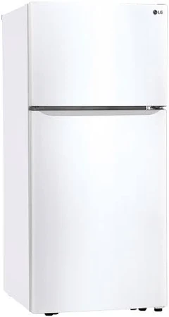 LG 30 in. W 20 cu. ft. Top Freezer Refrigerator w/ Multi-Air Flow and Reversible Door in White, ENERGY STAR image 2