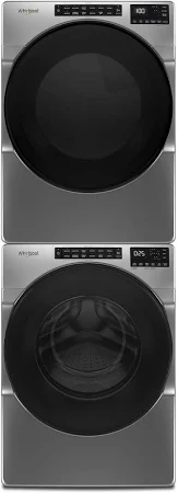 4.5 cu. ft. Front Load Washer with Steam, Quick Wash Cycle and Vibration Control Technology in Chrome Shadow image 5