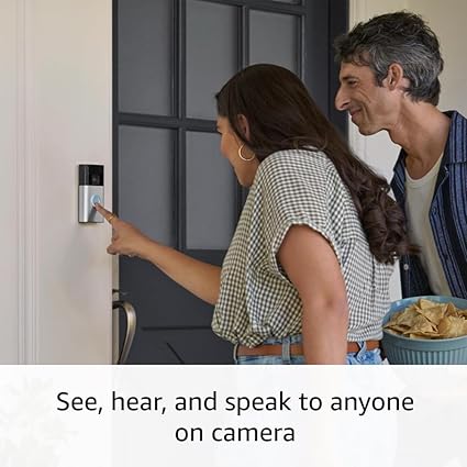 Ring Battery Doorbell with Ring Indoor Cam 2nd Gen (White) image 5