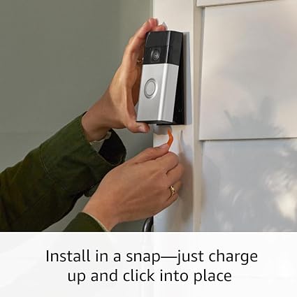 Ring Battery Doorbell with Ring Indoor Cam 2nd Gen (White) image 6