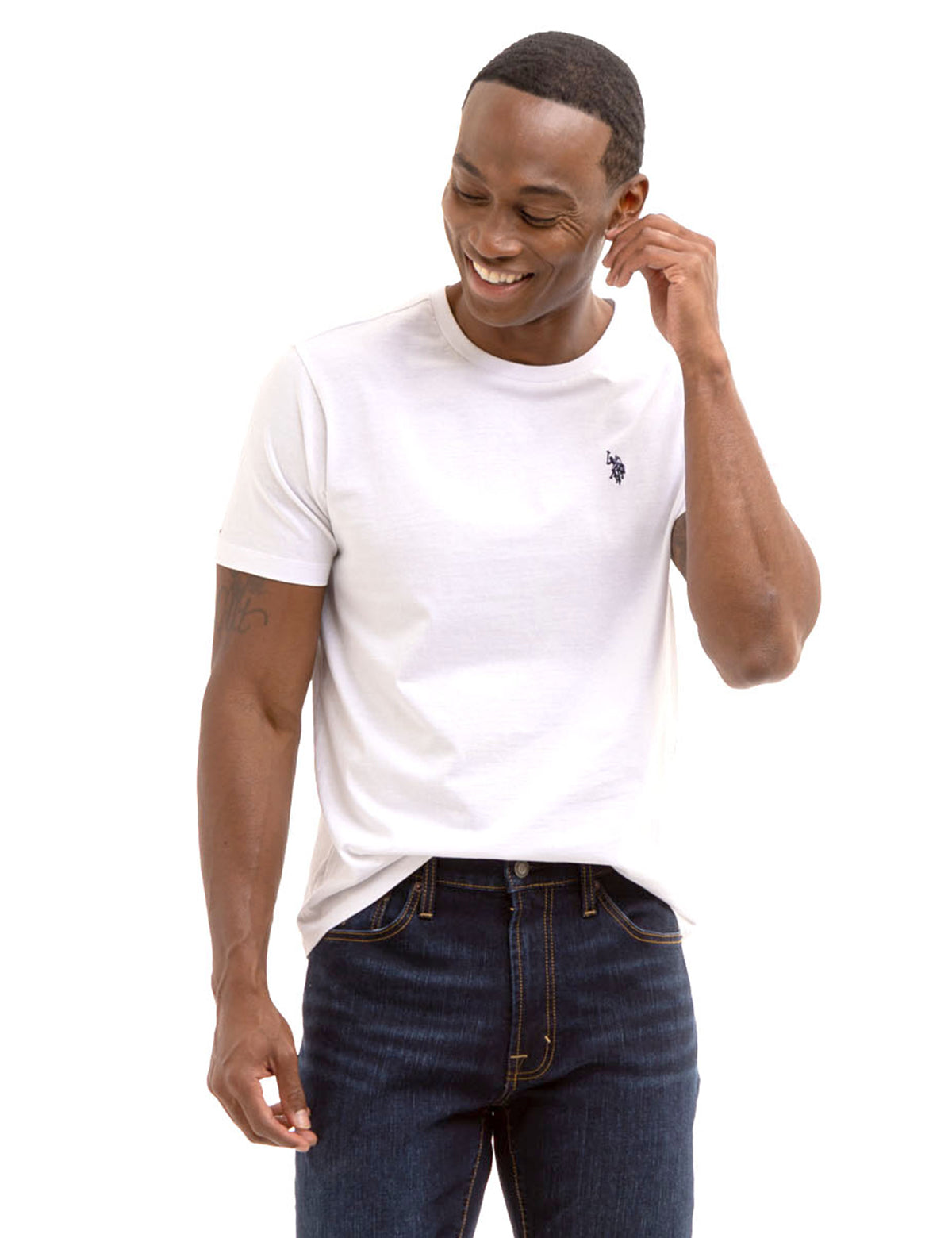WHITE LABEL STRIPE SHORT SLEEVE WOVEN SHIRT image 1