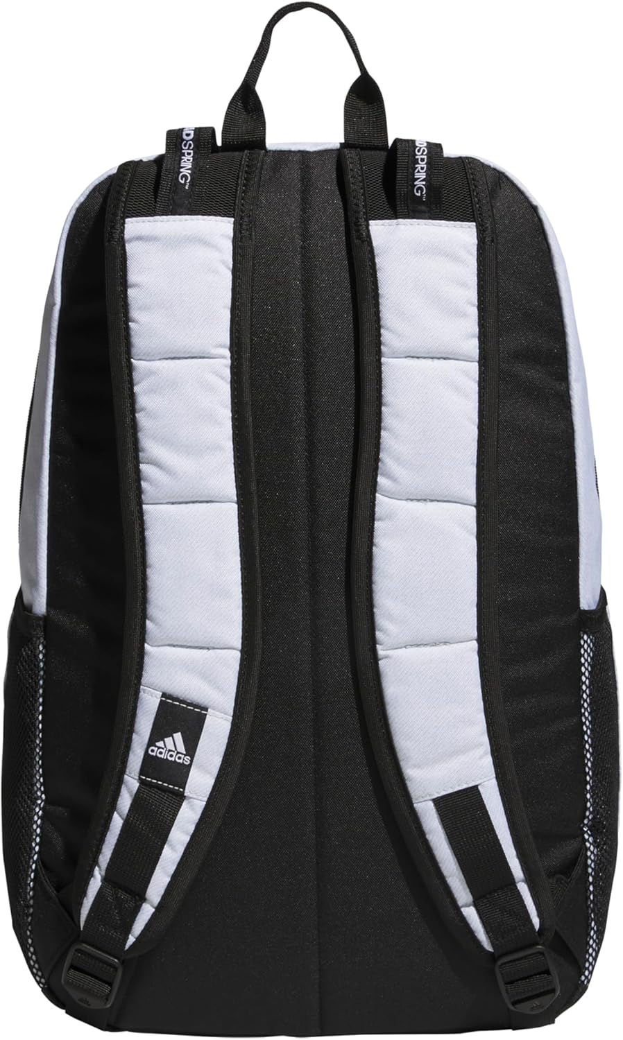 adidas Excel Backpack, Durable Large Athletic Laptop Bag, Twill White/Black, One Size image 5