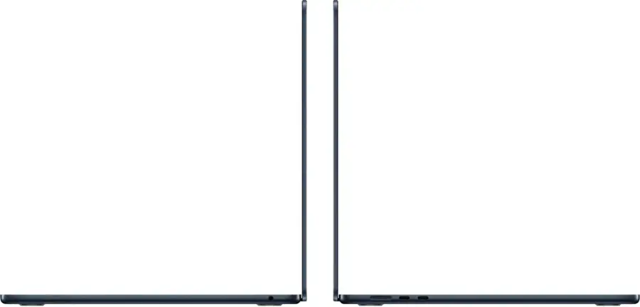Apple - MacBook Air 15-inch Laptop - Apple M3 chip Built for Apple Intelligence - 16GB Memory - 256GB SSD - Midnight image 3