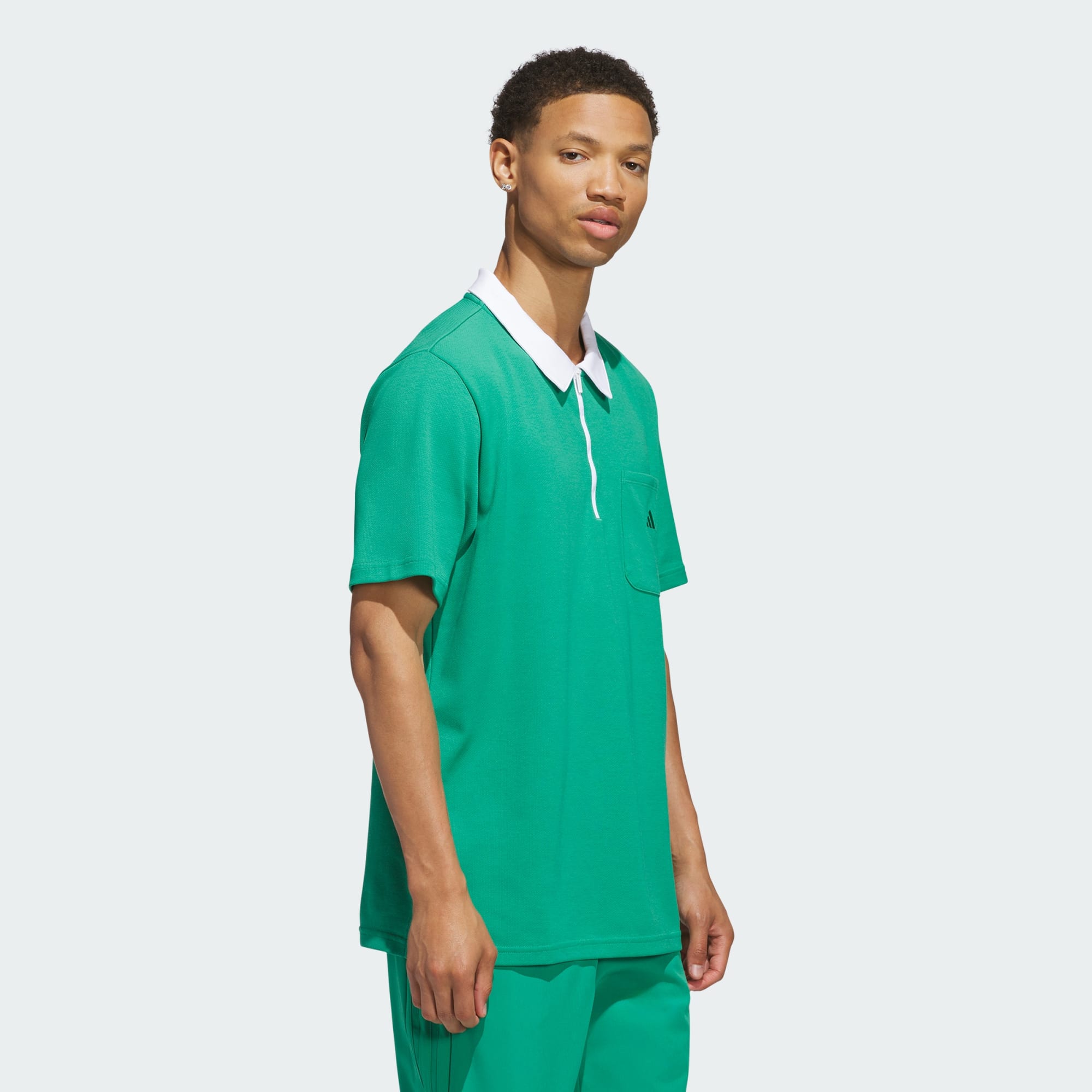 Essentials Quarter-Zip Polo Shirt image 3