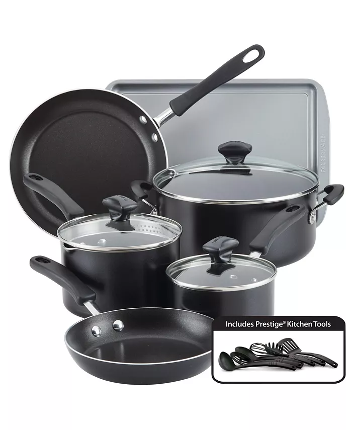 Farberware Cookstart Aluminum DiamondMax Nonstick 15-Pc. Cookware Set image 1