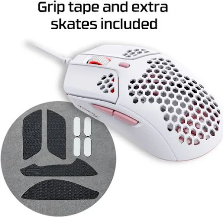 HyperX Pulsefire Haste Wired Gaming Mouse - White/Pink image 4