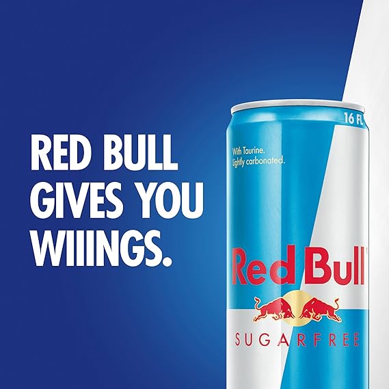 Red Bull Sugar Free Energy Drink with 151mg Caffeine plus Taurine & B Vitamins, 16 Fl Oz, Pack of 12 Cans image 4