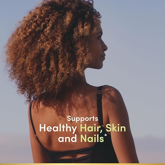 Nature's Bounty Biotin Hair Skin and Nails Vitamins, Supports Healthy Hair, Skin and Nails, 10,000 mcg, 120 Softgels (Pack of 1) image 2