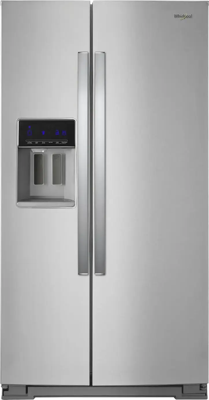 Whirlpool - 28.4 Cu. Ft. Side-by-Side Refrigerator with In-Door-Ice Storage - Fingerprint Resistant Stainless Steel image 1