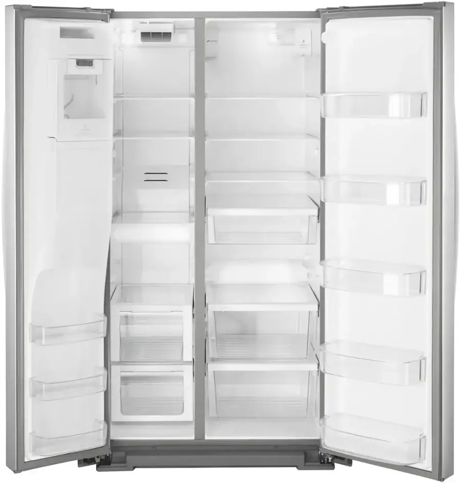 Whirlpool - 28.4 Cu. Ft. Side-by-Side Refrigerator with In-Door-Ice Storage - Fingerprint Resistant Stainless Steel image 2