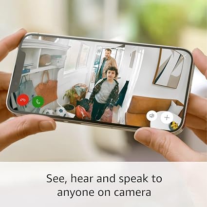 Ring Indoor Cam (2nd Gen) | latest generation, 2023 release | 1080p HD Video & Color Night Vision, Two-Way Talk, and Manual Audio & Video Privacy Cover | 2-pack, White image 3