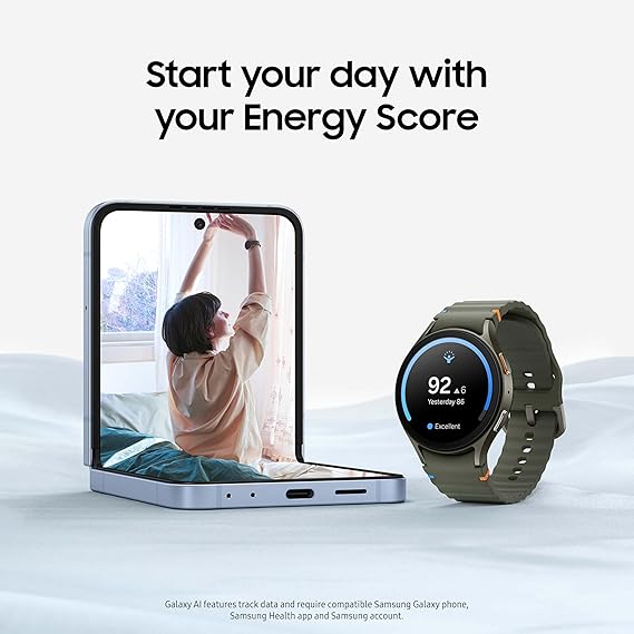 Samsung Galaxy Watch 7 44mm Bluetooth AI Smartwatch w/Energy Score, Wellness Tips, Heart Rate Tracking, Sleep Monitor, Fitness Tracker, 2024, Silver [US Version, 1Yr Manufacturer Warranty] image 4