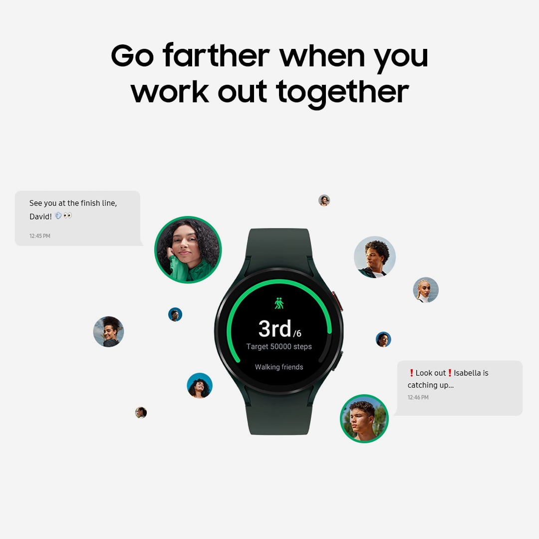 Samsung Galaxy Watch4 40mm Bluetooth and WiFi Smart Watch, Black image 10