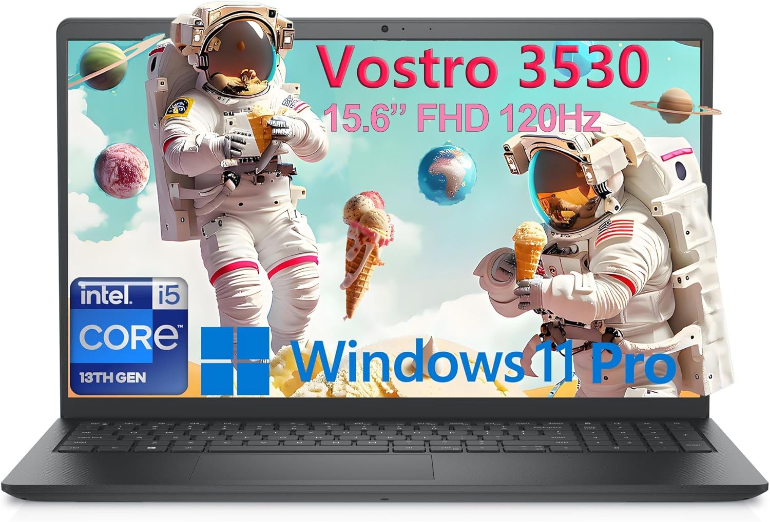 Dell 15 3530 Laptop - Business & Home Student Laptop Computer, Intel 10-Core i5-1334U (Beat i7-1250U), 120Hz FHD Vostro Laptop, WiFi, Bluetooth, Windows 11 Pro (32GB RAM | 1TB PCIe SSD), AZ-XUT image 1