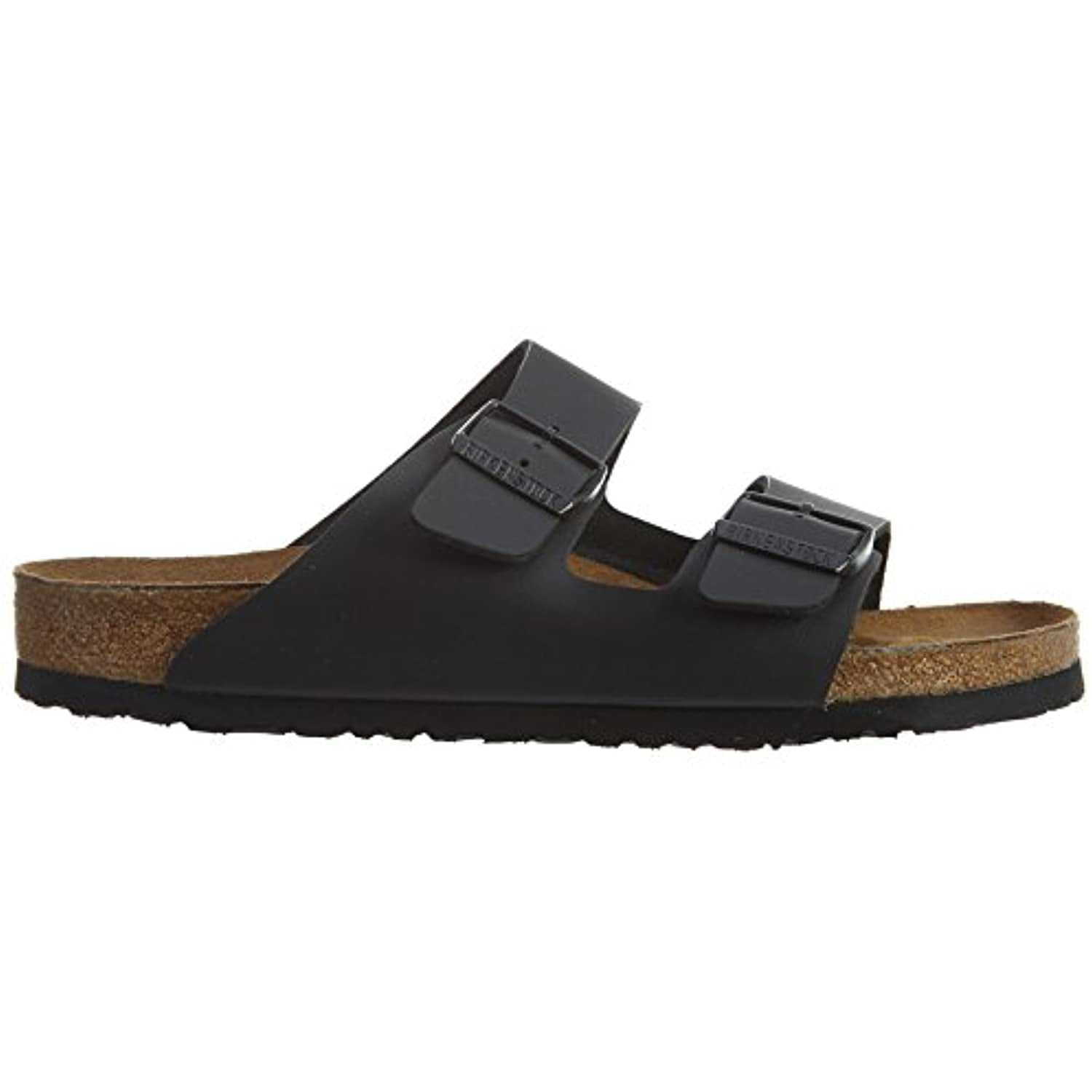 Birkenstock Women's Arizona Soft Footbed, Black Birko-Flor¿, 39 Regular EU image 2