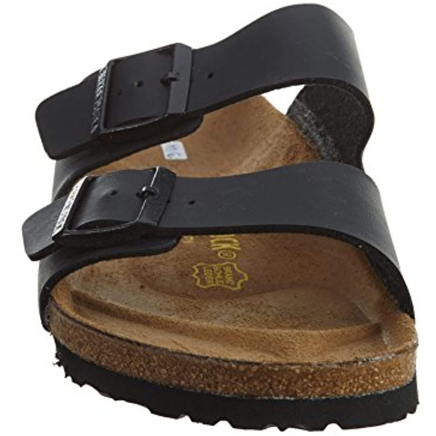 Birkenstock Women's Arizona Soft Footbed, Black Birko-Flor¿, 39 Regular EU image 4