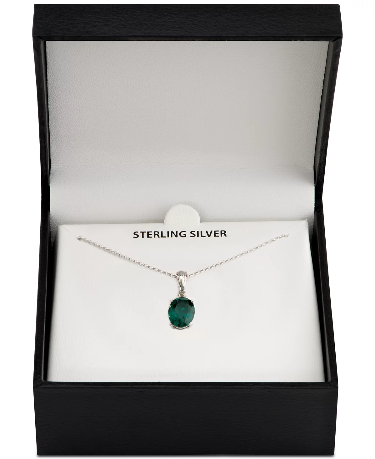 Macy's Green Quartz (2-3/8 ct. t.w.) & White Topaz Accent 18" Pendant Necklace in 18k Gold-Plated Sterling Silver image 3