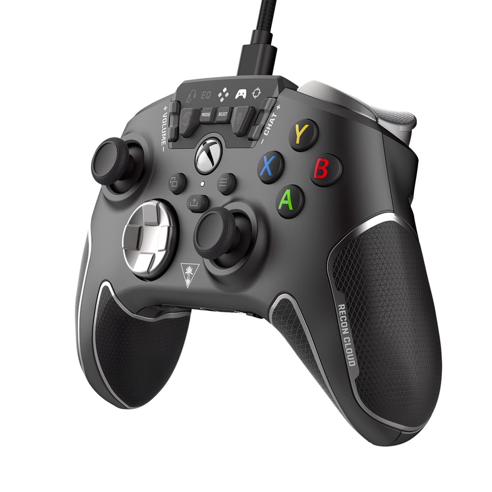 Turtle Beach Recon Cloud Wired Game Controller with Bluetooth for Xbox Series X|S, Xbox One, Windows, Android Mobile Devices – Remappable Buttons, Audio Enhancements, Superhuman Hearing – Black image 2