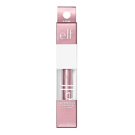 e.l.f. Liquid Metallic Eyeshadow, Gel Formula, High-Impact Multi-Dimensional Finish, One-Swipe Coverage, Little Dipper, 0.1 Fl Oz (3mL) image 5