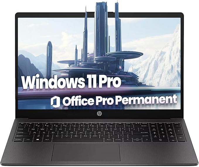 HP 255 G10 15.6 FHD Business Laptop 2025 Updated, AMD Ryzen 5 7530U (Beats i7-1165G7),32GB RAM - 1TB PCIe SSD, Webcam, Windows 11 Pro, Office Pro Permanent with LTP Accessories image 1