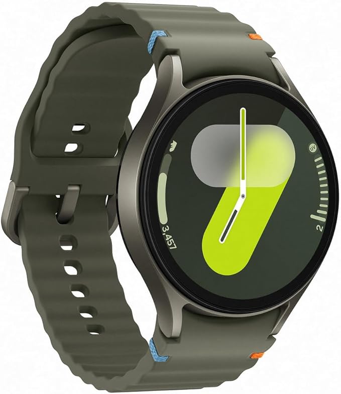 Samsung Galaxy Watch 7 (44mm) AI Smartwatch w/ 1.5" AMOLED, Wear OS 5, Wi-Fi, Bluetooth, Heart Rate, Sleep Apnea & GPS Fitness Tracker, International Model L310 (w/Fast Charger, Green) image 1