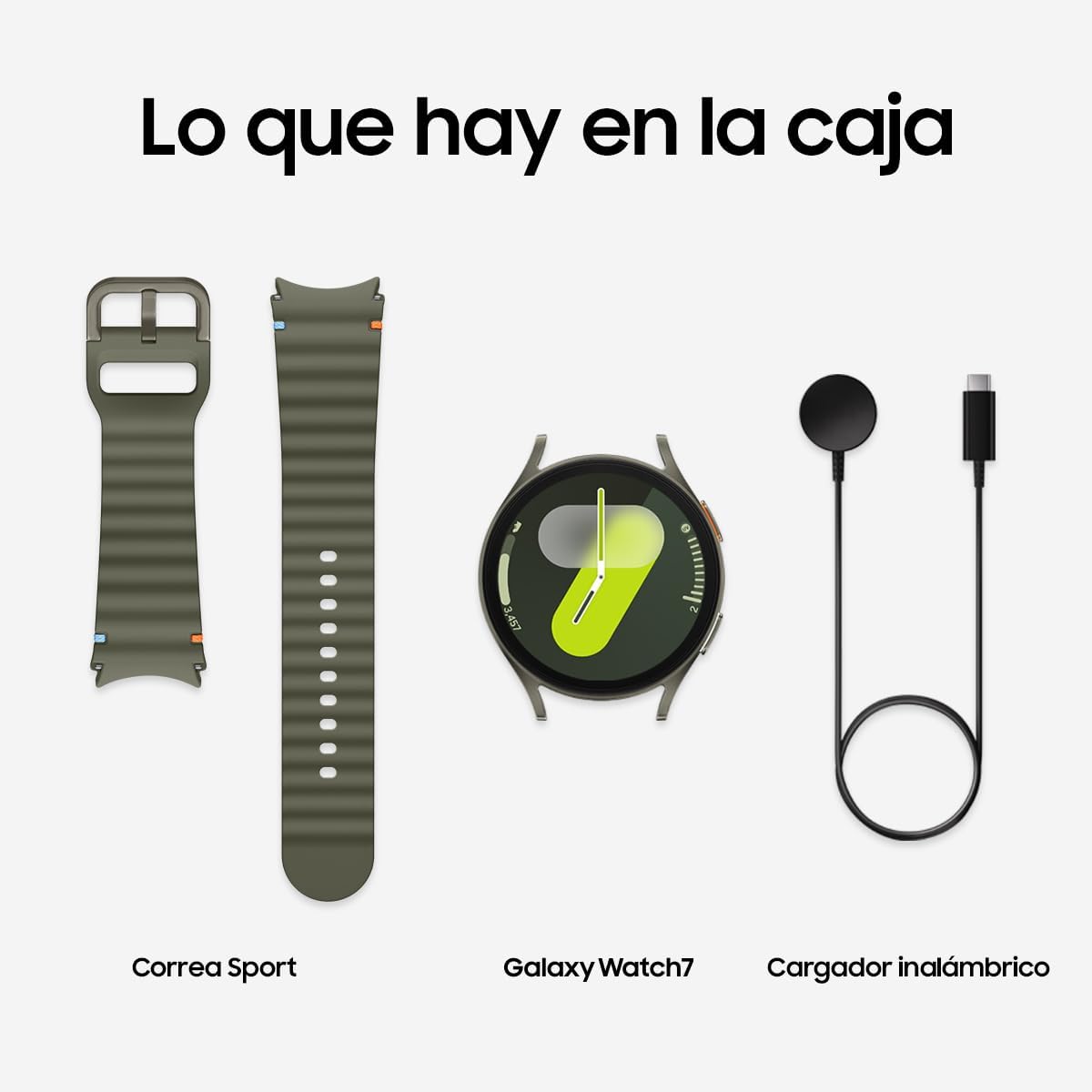 Samsung Galaxy Watch 7 (44mm) AI Smartwatch w/ 1.5" AMOLED, Wear OS 5, Wi-Fi, Bluetooth, Heart Rate, Sleep Apnea & GPS Fitness Tracker, International Model L310 (w/Fast Charger, Green) image 6