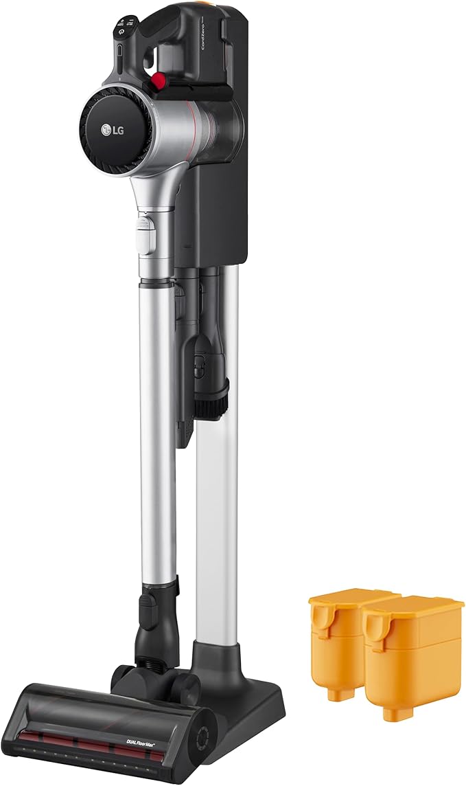 LG CordZero A925 – Cordless Stick Vacuum Cleaner, 120 Minute Runtime w/Extra Rechargeable Battery, Dual Floor Max 2024 Update, Lightweight, Cleans Carpet, Hardwood, Pet Hair, Portable Charging Stand image 1