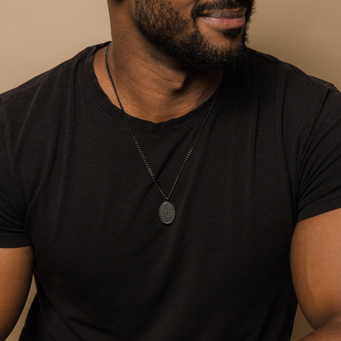 “He found you lost & guided you” Necklace | Men image 5