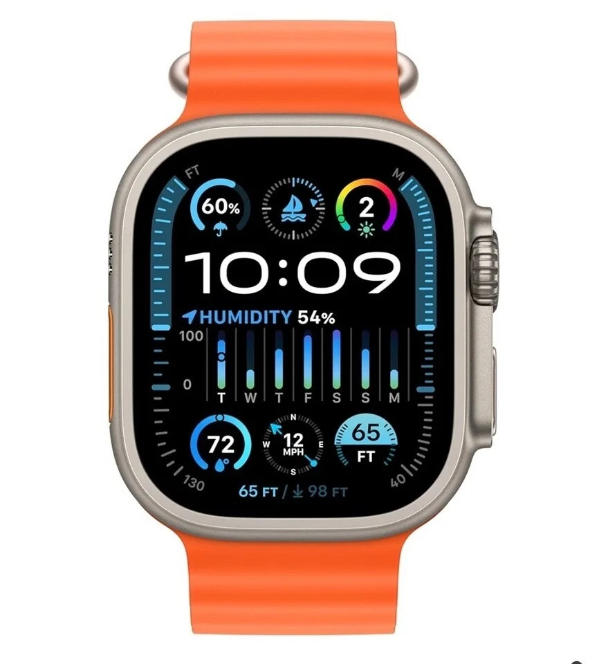 Apple Watch Ultra 2 [GPS + Cellular 49mm] Smartwatch with Rugged Titanium Case image 2