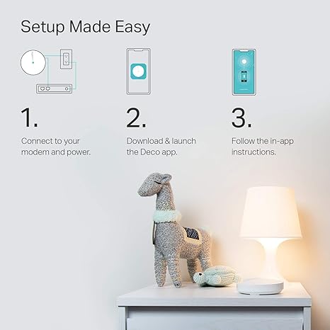 TP-Link 𝐃𝐞𝐜𝐨 M5 Mesh WiFi Router - Dual Band Gigabit Wireless Router, Quad-core CPU, MU-MIMO, HomeCare, Parental Control, Up to 2,000 sq. ft. Coverage, Works with Alexa, 1-pack image 5