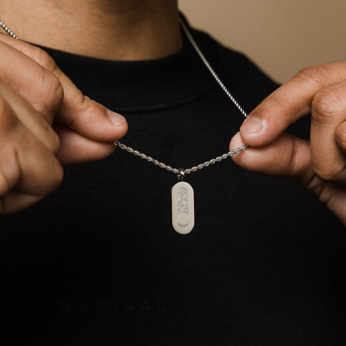 Alhamdulillah Moon Necklace | Men image 3