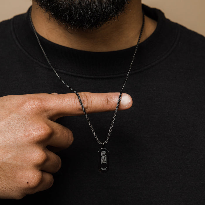 Alhamdulillah Moon Necklace | Men image 8