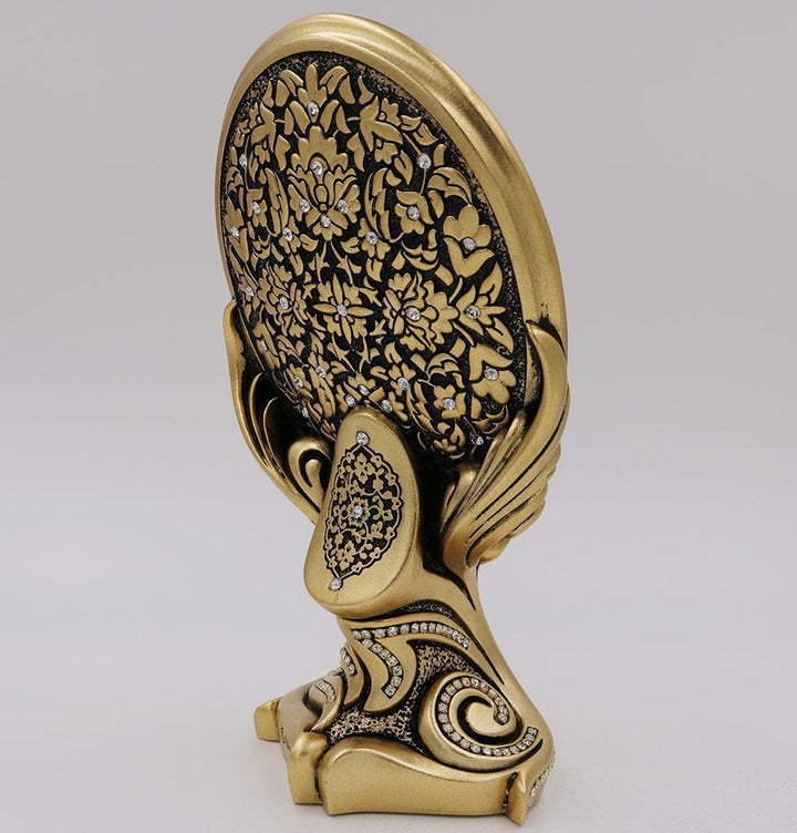 Islamic Table Decor Oval Allah Muhammad 9395 image 2