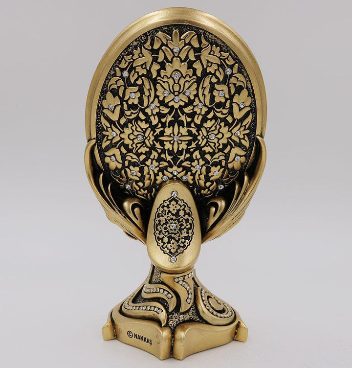 Islamic Table Decor Oval Allah Muhammad 9395 image 3