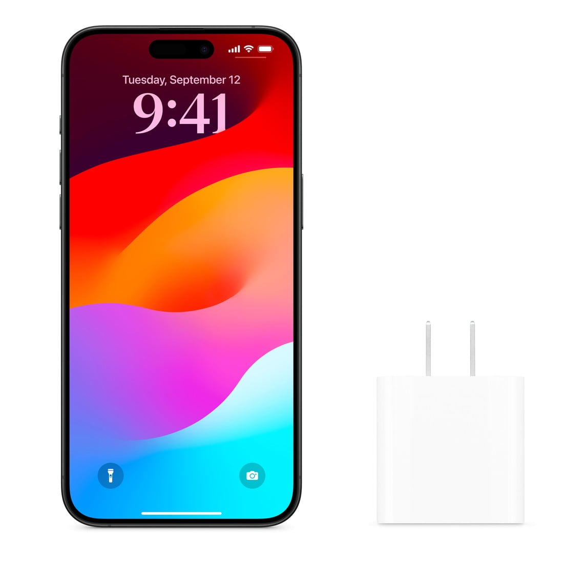Apple 20W USB-C Power Adapter - iPhone Charger with Fast Charging Capability, Wall Charger image 3