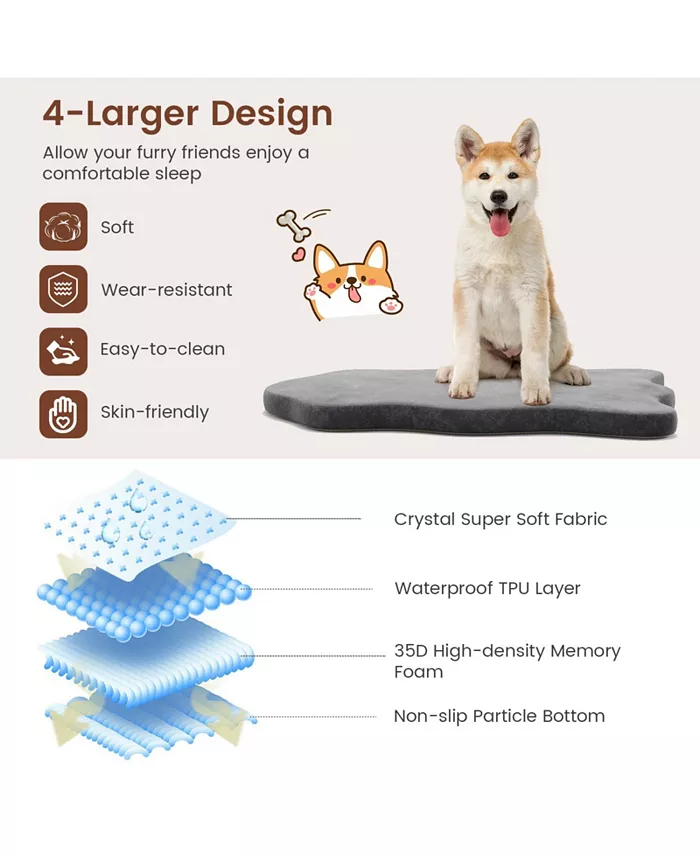 Orthopedic Dog Bed with Memory Foam Support for Large Dogs Shipped and sold by Kuyotq image 5