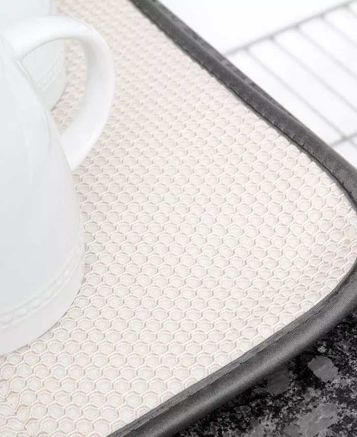 Microfiber Dish Drying Mat Reverses to Mesh, Set of 2 image 5